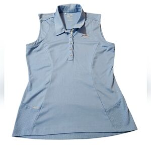 Adidas | Climacool Light Blue Golf Sleeveless Polo